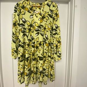 Maeve Yellow Anthropologie Dress